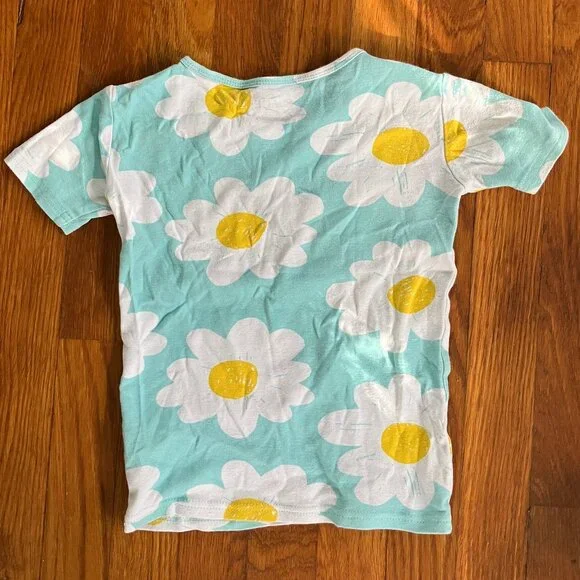 The Children’s Place Girls Size 6x/7 Daisy Short Sleeve Pajamas 2 piece set - Picture 4 of 9